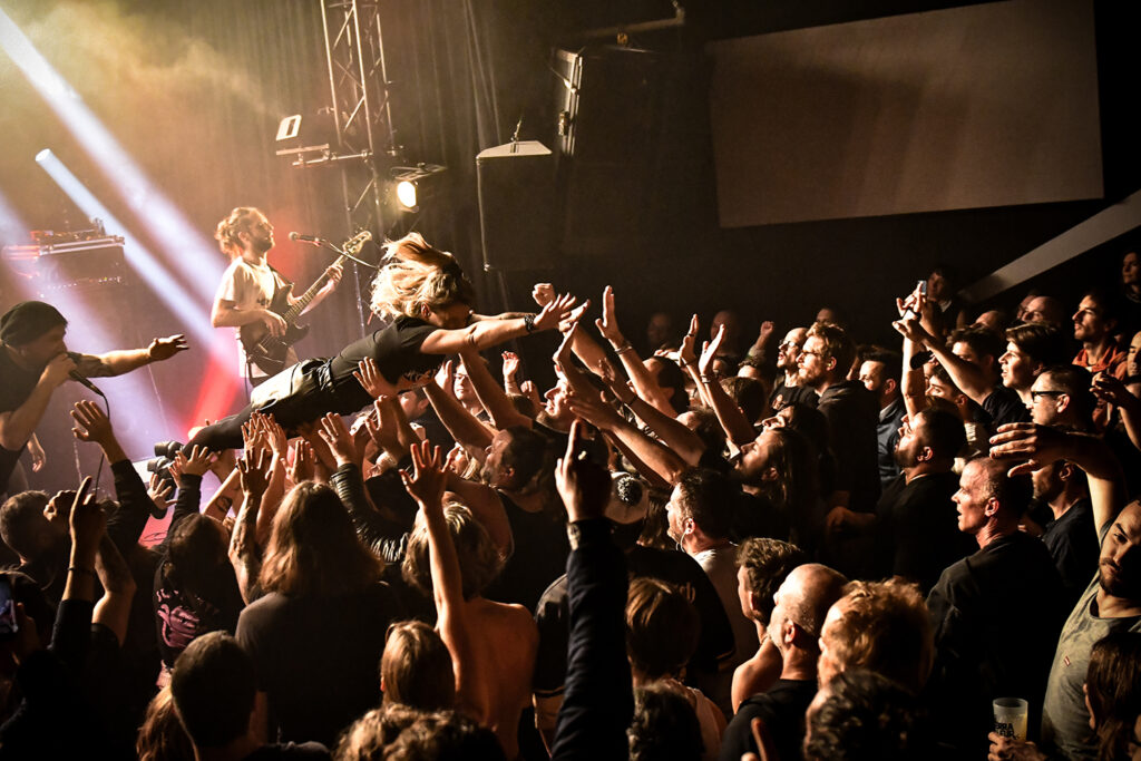 Photo de concert rock au Ferrailleur de Nantes